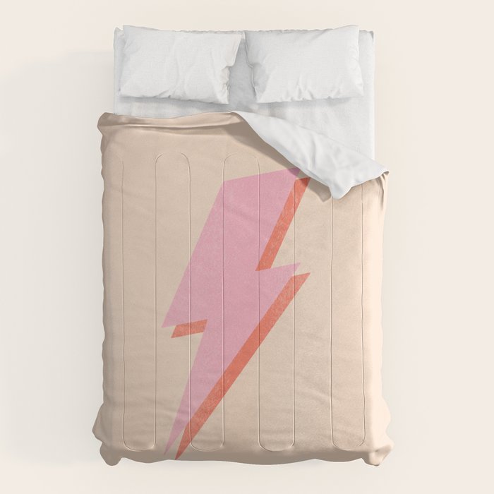 Thunderbolt: The Peach Edition Comforter Gallery Image 1