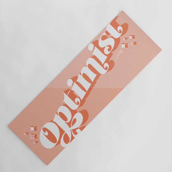 Optimist - Blush Yoga Mat Gallery Image 1