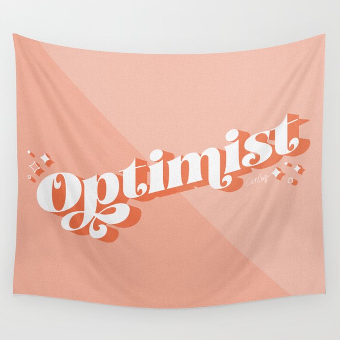 Optimist - Blush Wall Tapestry Gallery Image 4