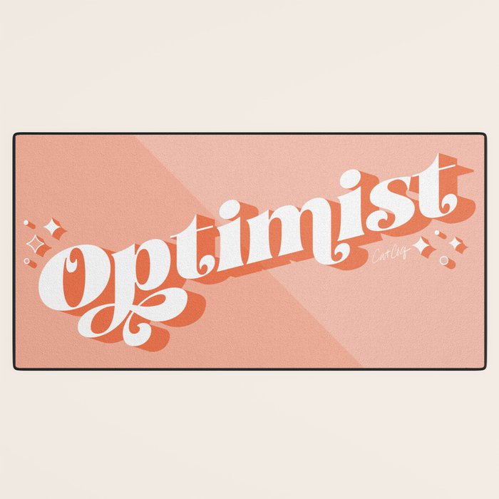 Optimist - Blush Desk Mat Gallery Image 3