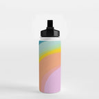 Painted Pastel Rainbow Water Bottle Gallery Image 2
