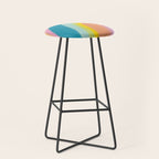 Painted Pastel Rainbow Stool Gallery Image 1