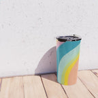 Painted Pastel Rainbow Travel Mug Gallery Image 4
