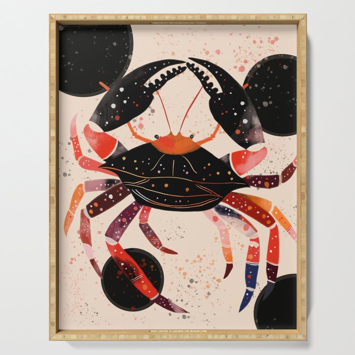 Mystical Crab II Serving Tray Gallery Image 1
