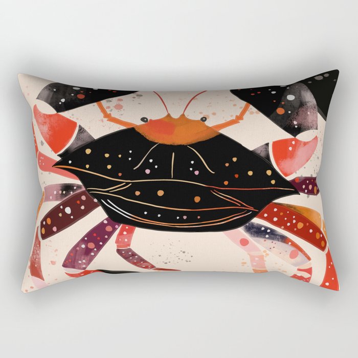 Mystical Crab II Rectangular Pillow Gallery Image 2