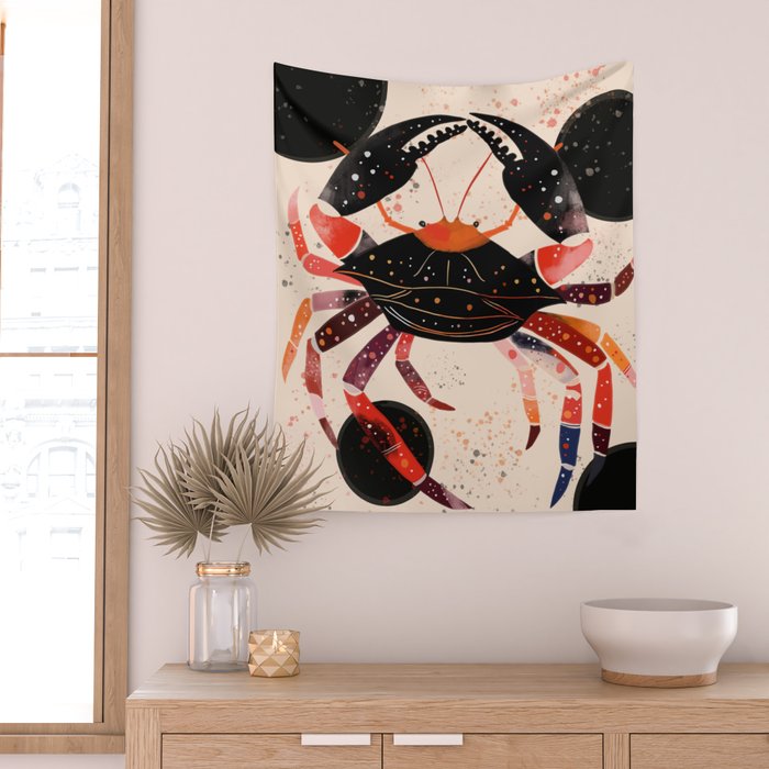 Mystical Crab II Wall Tapestry Gallery Image 2