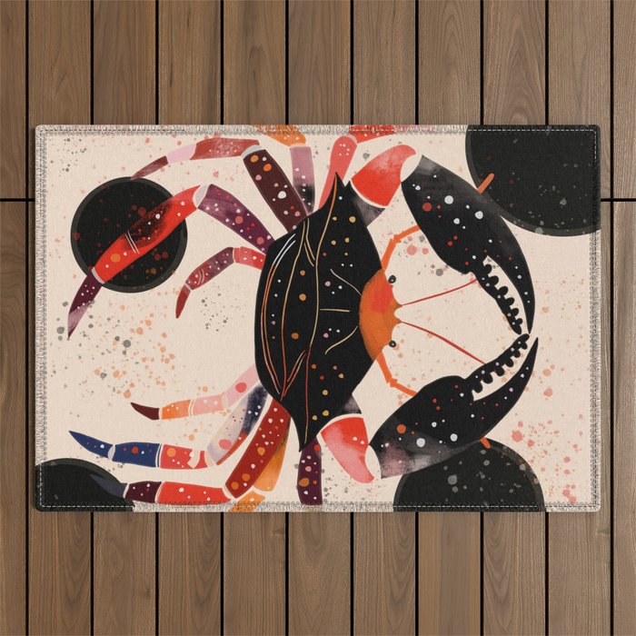 Mystical Crab II Outdoor Rug Gallery Image 1