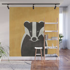FAUNA / Badger Wall Mural Gallery Image 1