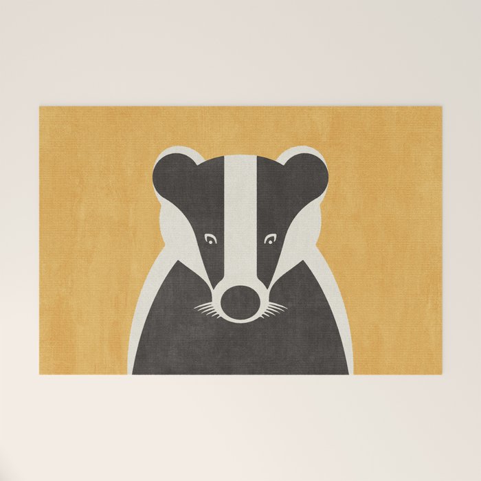 FAUNA / Badger Welcome Mat Gallery Image 1
