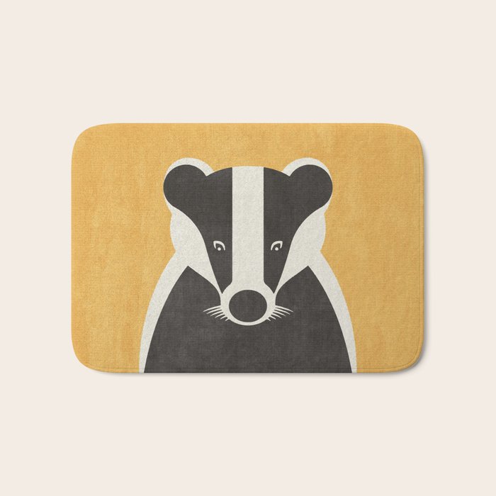 FAUNA / Badger Bath Mat Gallery Image 1