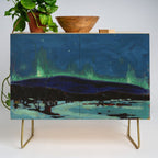 Tom Thomson Northern Lights Canadian Landscape Artist Credenza Gallery Image 1