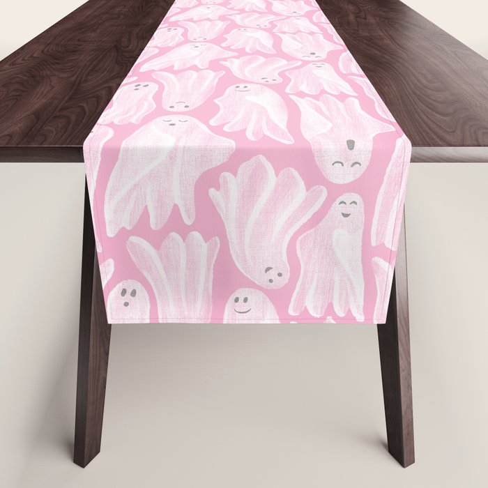 Gossamer Ghosts - pink Table Runner Gallery Image 1