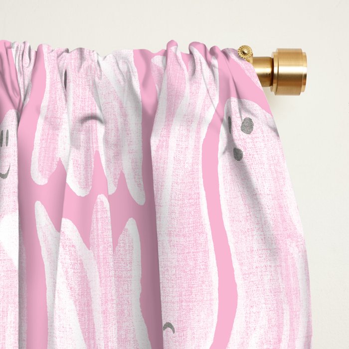 Gossamer Ghosts - pink Window Curtain Gallery Image 2