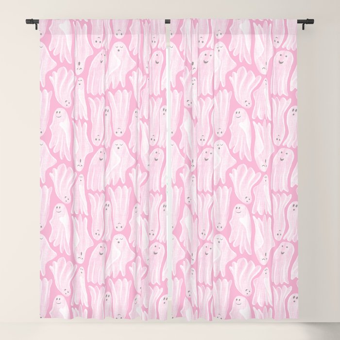 Gossamer Ghosts - pink Window Curtain Gallery Image 5