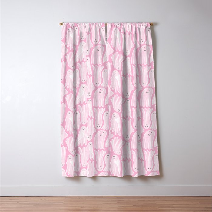 Gossamer Ghosts - pink Window Curtain Gallery Image 3