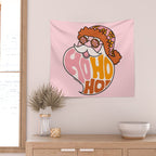Hippie Ho Ho Ho Wall Tapestry Gallery Image 2