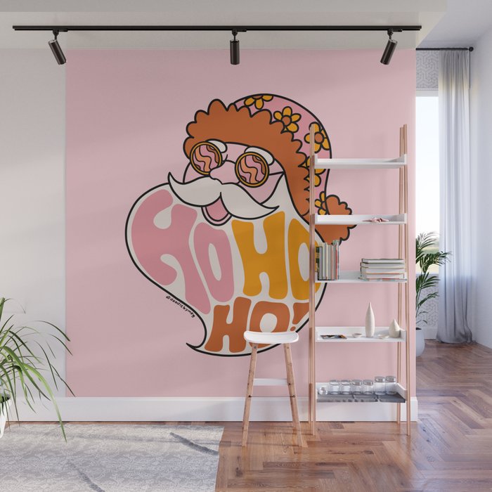 Hippie Ho Ho Ho Wall Mural Gallery Image 1