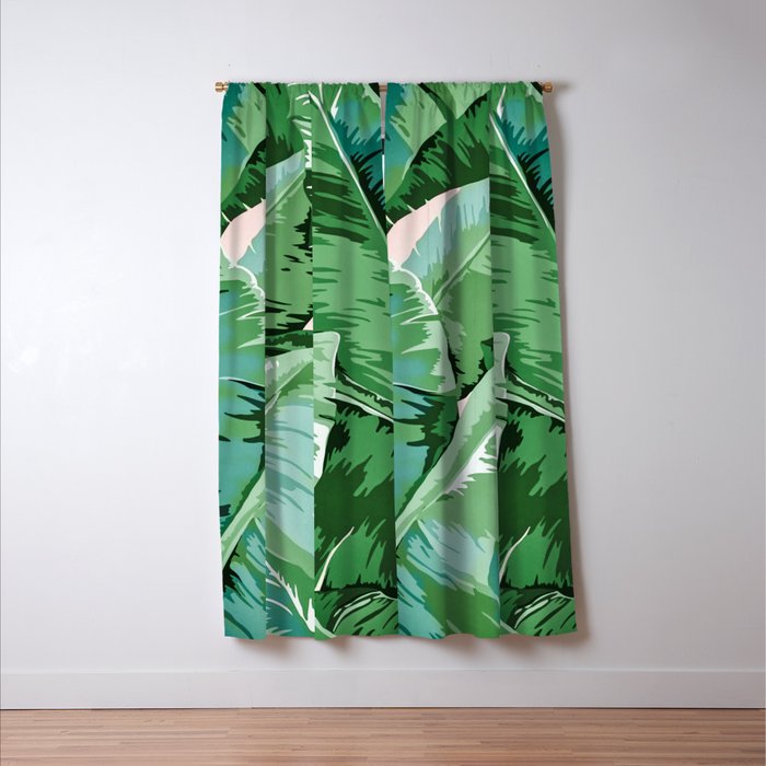 Banana leaf grandeur II Window Curtain Gallery Image 3