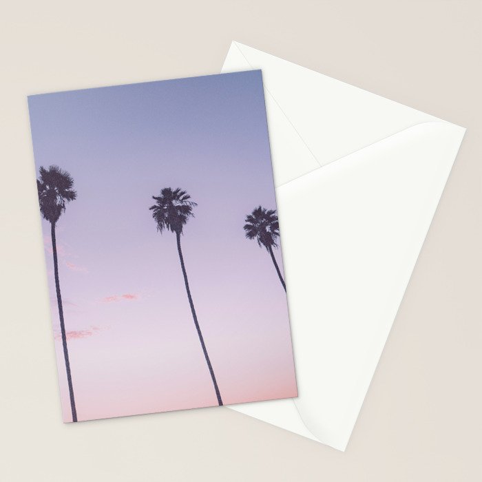 palm trees sunset iv x ii - san diego, california Stationery Card Gallery Image 2