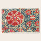 18th Century Suzani Fragment Print Cutting Board Gallery Image 1