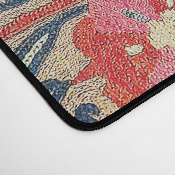 18th Century Suzani Fragment Print Desk Mat Gallery Image 4