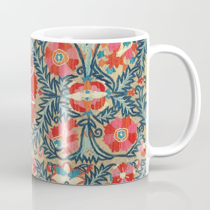 18th Century Suzani Fragment Print Coffee Mug Gallery Image 1