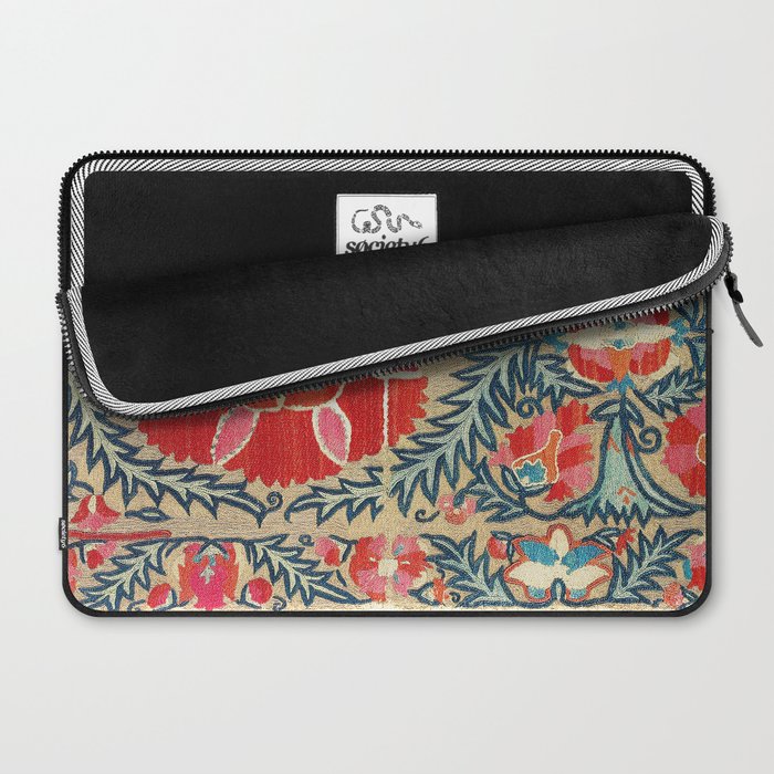 18th Century Suzani Fragment Print Laptop Sleeve Gallery Image 2