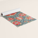 18th Century Suzani Fragment Print Yoga Mat Gallery Image 2