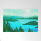 Lake Morning Welcome Mat Gallery Image 1