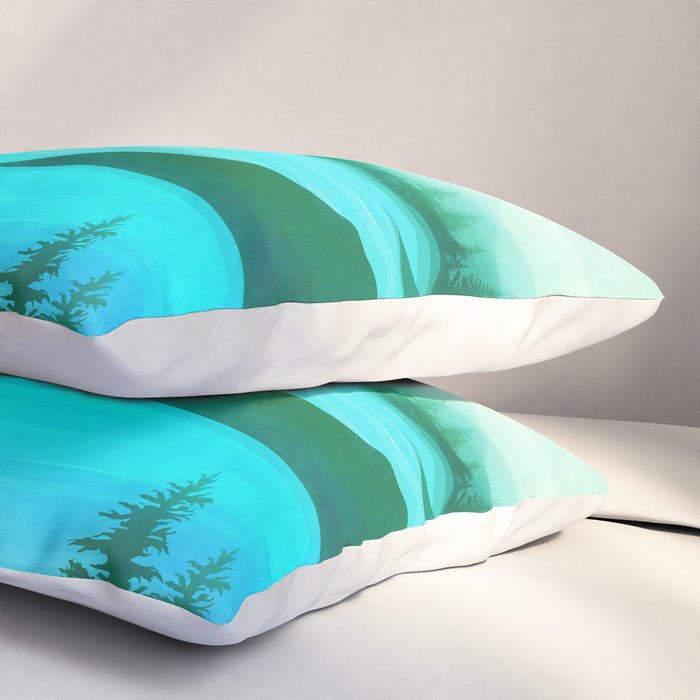 Lake Morning Pillow Sham Gallery Image 3
