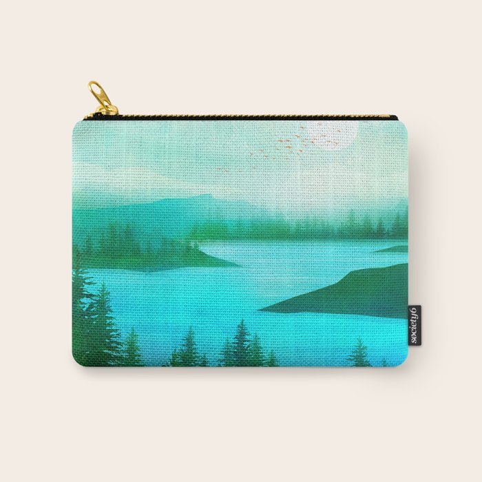 Lake Morning Carry All Pouch Gallery Image 1
