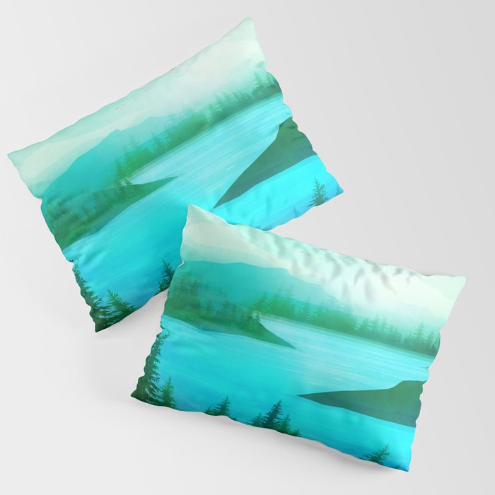 Lake Morning Pillow Sham Gallery Image 1