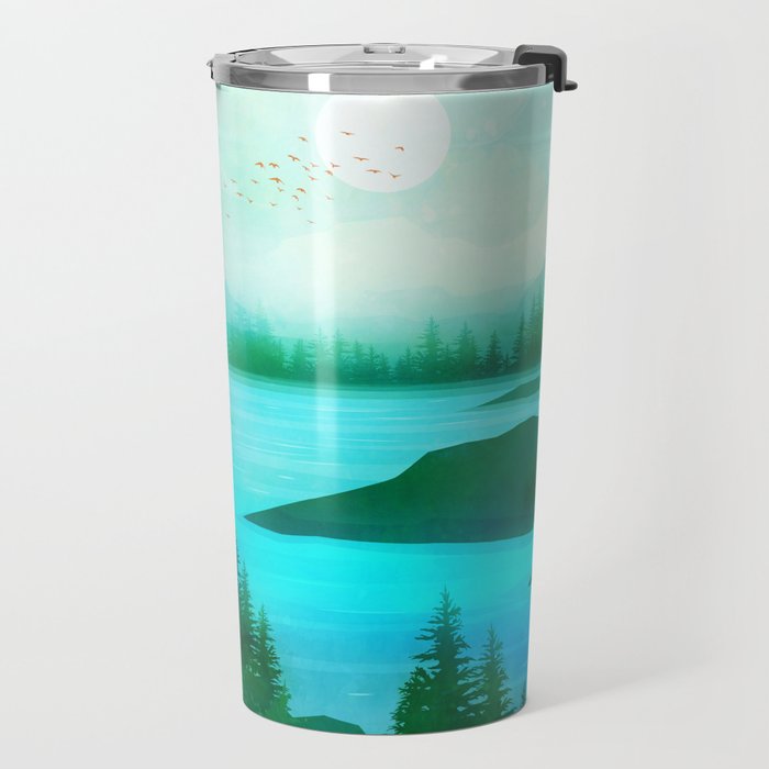 Lake Morning Travel Mug Gallery Image 2