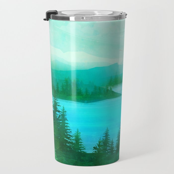 Lake Morning Travel Mug Gallery Image 3