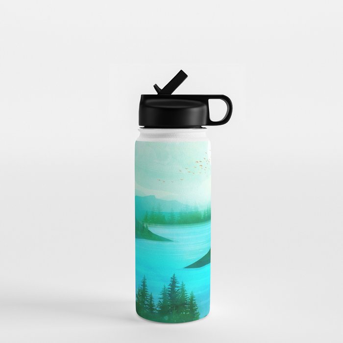 Lake Morning Water Bottle Gallery Image 1