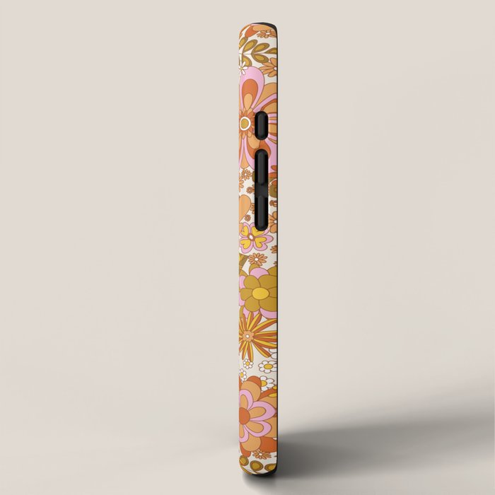 70s Floral Pattern iPhone Case Gallery Image 2