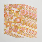 70s Floral Pattern Wrapping Paper Gallery Image 3