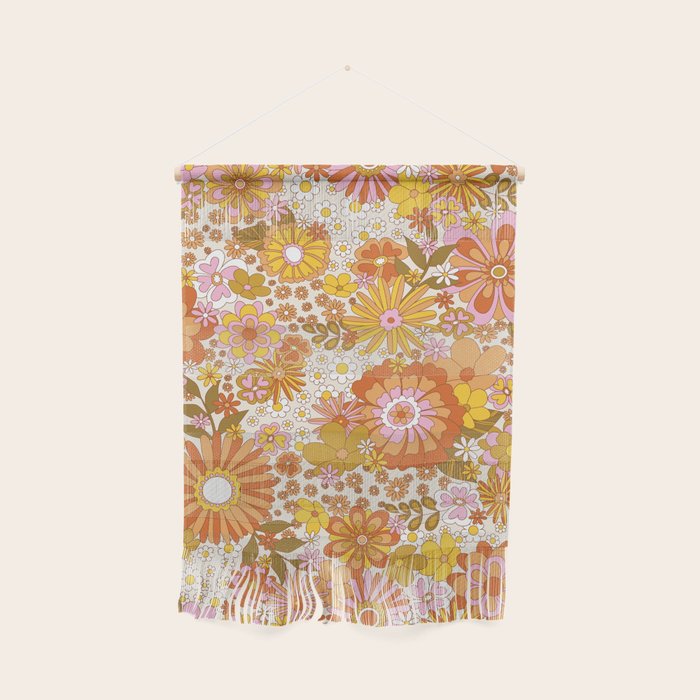70s Floral Pattern Wall Hanging Gallery Image 1