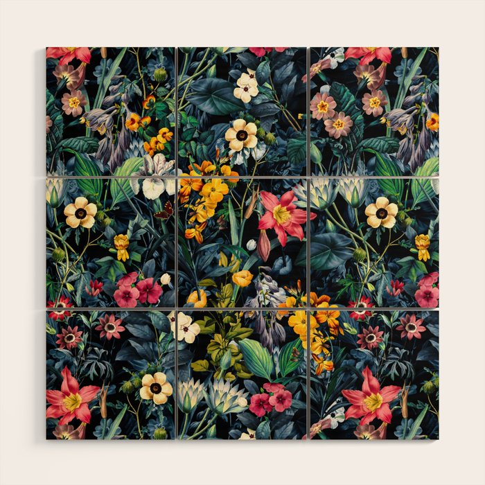 Exotic Garden Wood Wall Art Gallery Image 1
