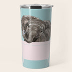 Baby Elephant in Bathtub Travel Mug Gallery Image 1
