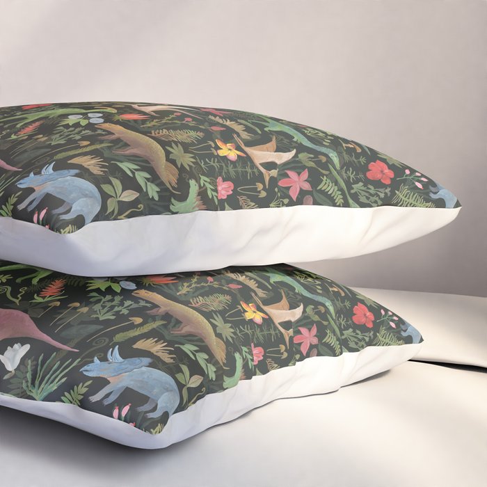 Dinosaur Jungle Pillow Sham Gallery Image 3