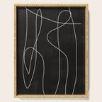 White Line Flow Serving Tray Gallery Image 1