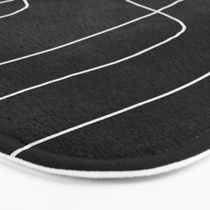 White Line Flow Bath Mat Gallery Image 3