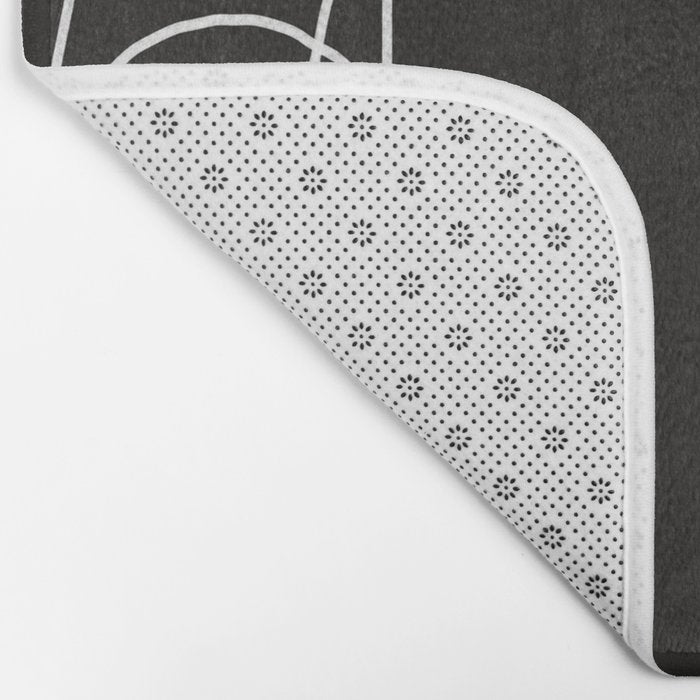 White Line Flow Bath Mat Gallery Image 2