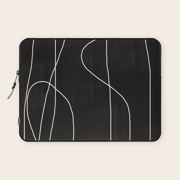White Line Flow Laptop Sleeve Gallery Image 1