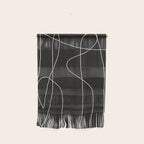 White Line Flow Wall Hanging Gallery Image 1