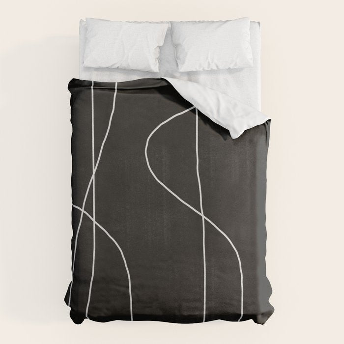 White Line Flow Duvet Cover Gallery Image 6