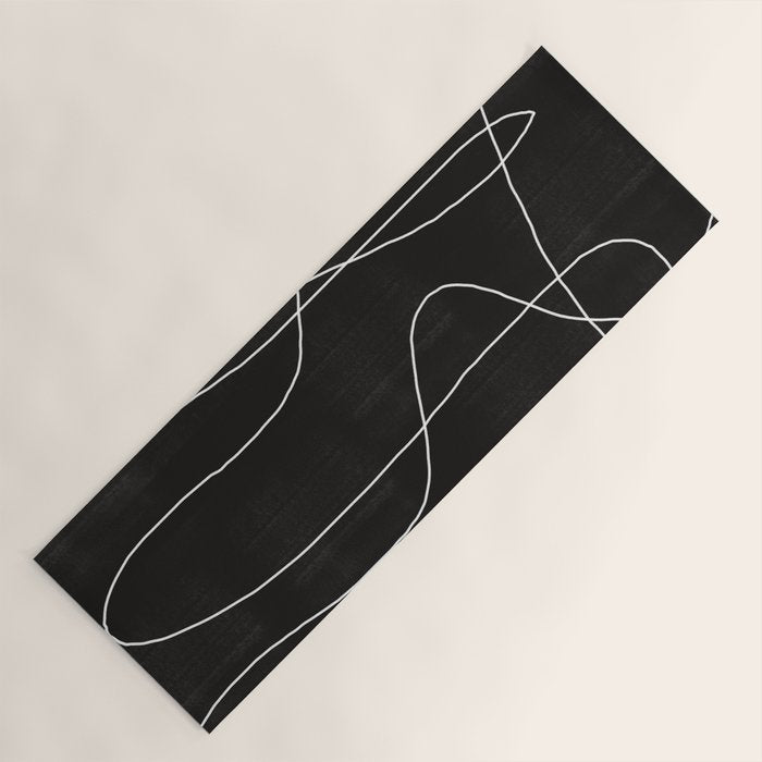 White Line Flow Yoga Mat Gallery Image 1