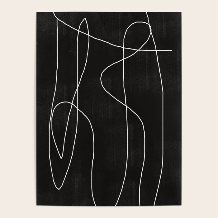 White Line Flow Poster Gallery Image 4