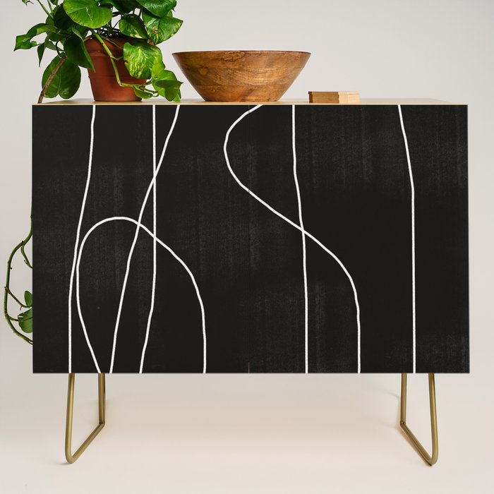 White Line Flow Credenza Gallery Image 1